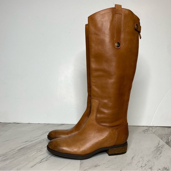 Sam Edelman Penny Brown Leather Riding Boot 6M - Picture 16 of 16